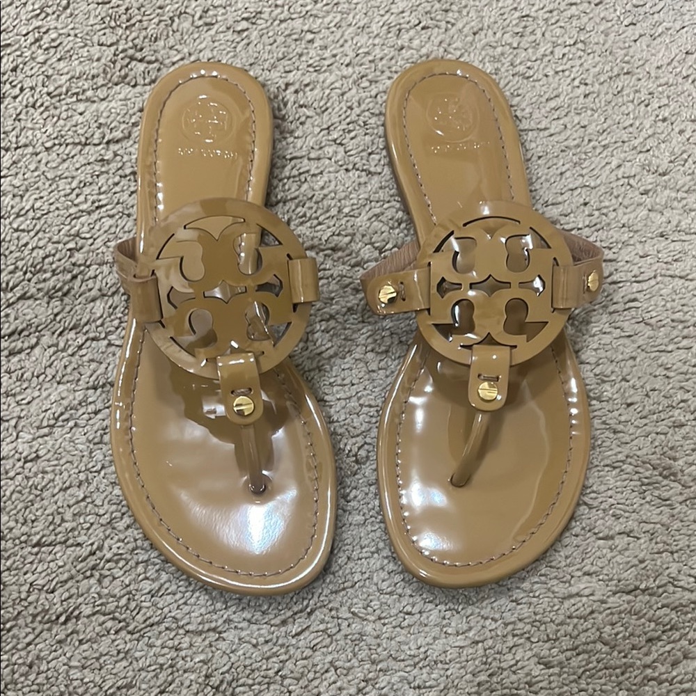 Tory Burch Tan Miller Sandals